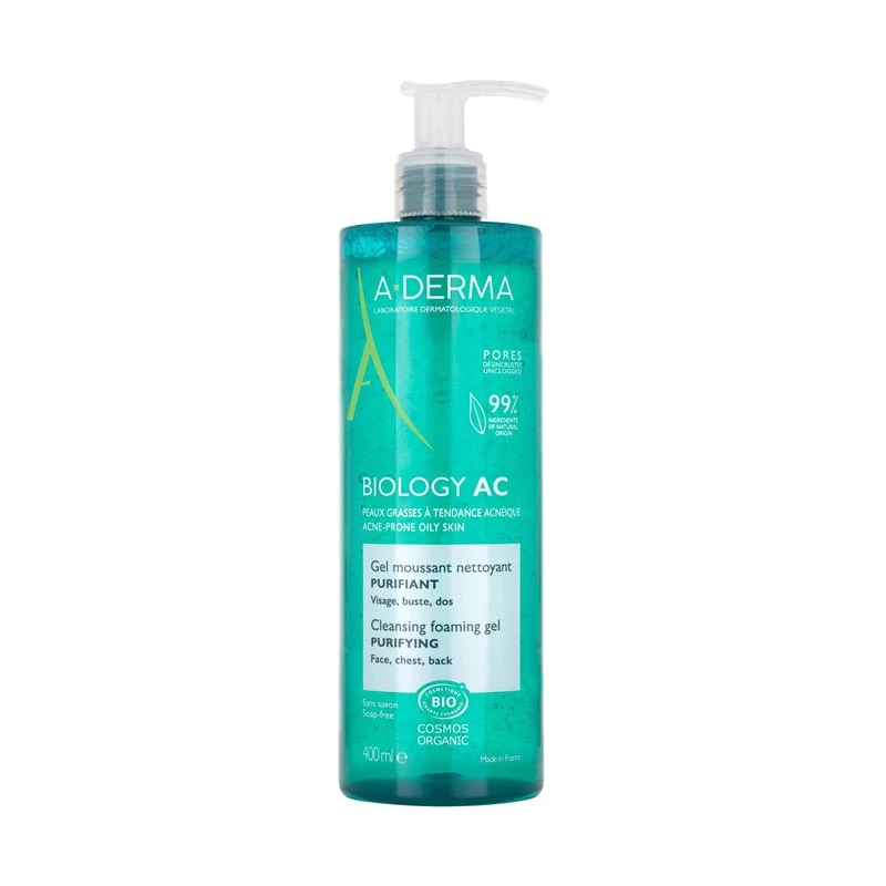 A Derma A-Derma Biology Ac Gel Limpiador Purificante 400 Ml 1 A Derma A-Derma Biology Ac Gel Limpiador Purificante 400 Ml