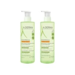 A Derma A-Derma Exomega Control Gel Emoliente 2en1 2x500Ml Duplo