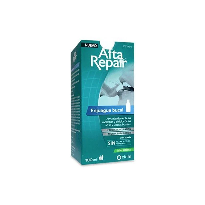 Afta Repair Enguajue Bucal 100Ml Sabor Menta 1 Afta Repair Enguajue Bucal 100Ml Sabor Menta