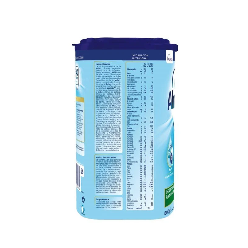 Almiron Advance+ Pronutra 2 800 G 2 Almiron Advance+ Pronutra 2 800 G - Imagen 2