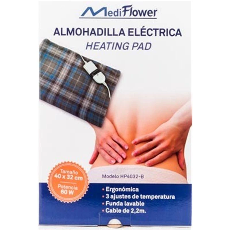 Almohadilla Electrica Mediflower 40X32 Cm 1 Almohadilla Electrica Mediflower 40X32 Cm