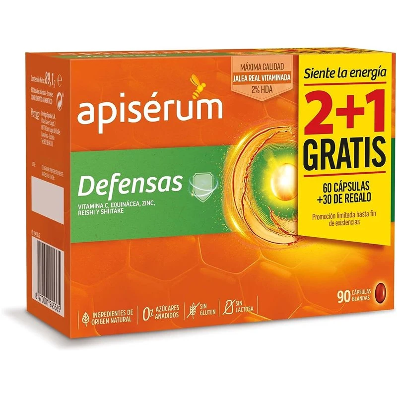 Apiserum Defensas Pack Ahorro 3 Meses 90 Capsulas 1 Apiserum Defensas Pack Ahorro 3 Meses 90 Capsulas