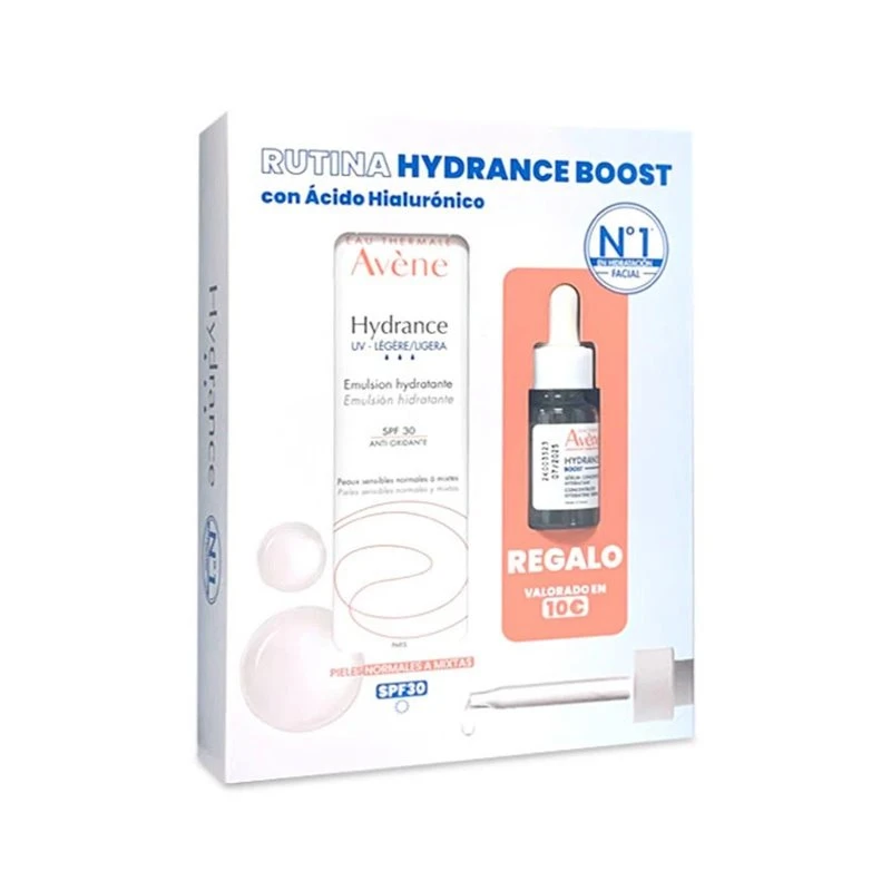 Avène Avene Hydrance Uv Ligera 40Ml + Serum Hydrance Boost 10Ml 1 Avène Avene Hydrance Uv Ligera 40Ml + Serum Hydrance Boost 10Ml