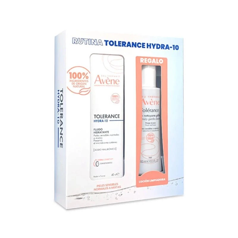 Avène Avene Tolerance Hydra 10 Fluido 40Ml + Tolerance Desmaquillante 100Ml 1 Avène Avene Tolerance Hydra 10 Fluido 40Ml + Tolerance Desmaquillante 100Ml