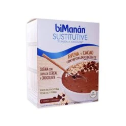 Bimanan Sustitutive Crema Avena Y Cacao Con Pepitas De Chocolate 5U