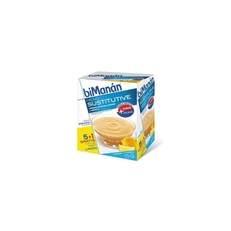 Bimanan Sustitutivo Natilla Sabor Limón 6 Sobres 1 Bimanan Sustitutivo Natilla Sabor Limón 6 Sobres