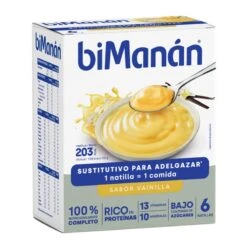 Bimanan BeSLIM Natillas Vainilla 6 Sobres