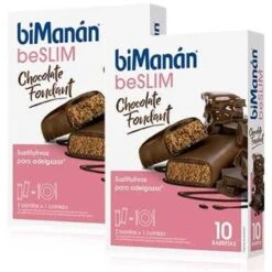 Bimanan BeSlim Chocolate Fondant 2x10 Barritas Duplo