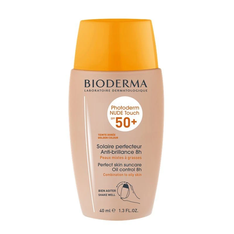 Bioderma Photoderm Nude Spf 50+ 40 Ml Dorado 2 Bioderma Photoderm Nude Spf 50+ 40 Ml Dorado - Imagen 2