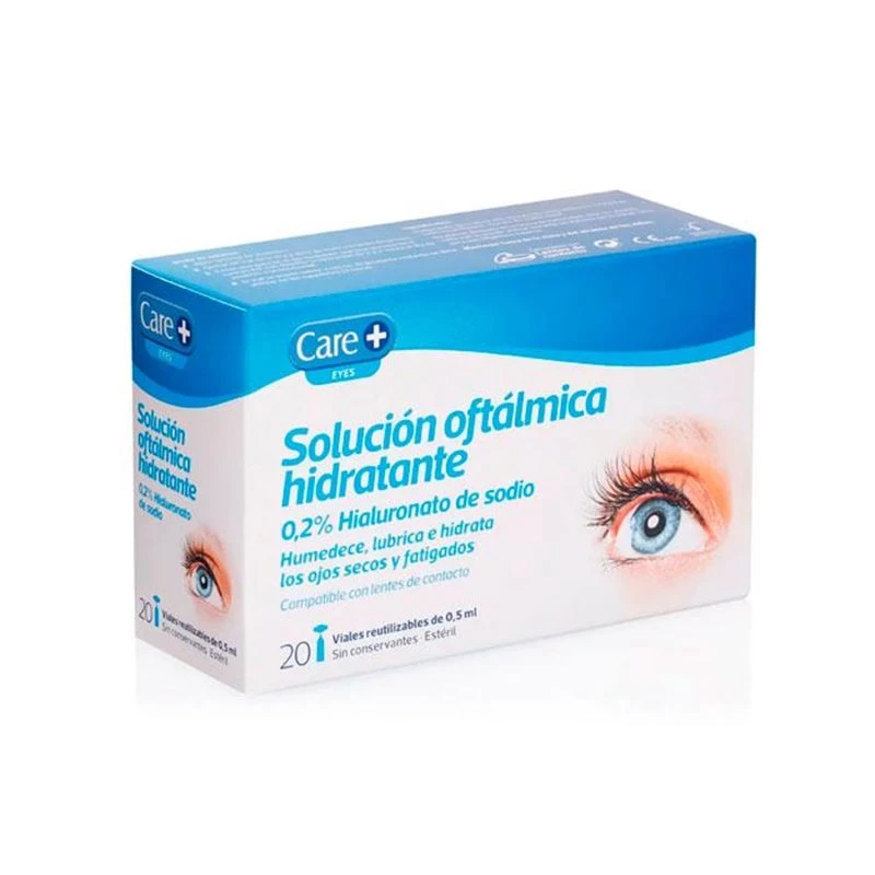 Care+ Solucion Oftalmica Hidratante 0.2% 20 Viales 1 Care+ Solucion Oftalmica Hidratante 0.2% 20 Viales