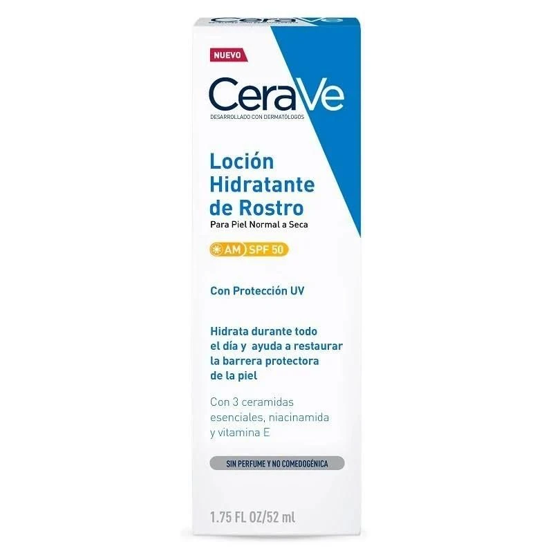 Cerave Locion Hidratante Rostro SPF50 52Ml 1 Cerave Locion Hidratante Rostro SPF50 52Ml