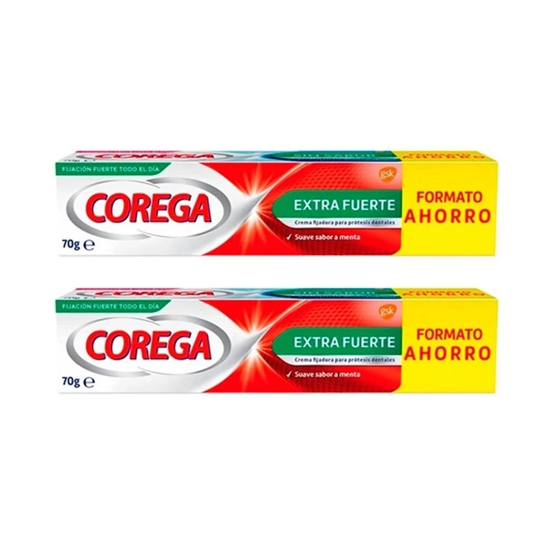 Corega Extra Fuerte 2x70G Duplo 1 Corega Extra Fuerte 2x70G Duplo