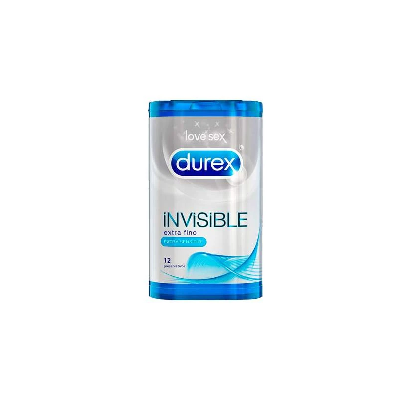 Durex Invisible Extra Fino Extra Sensitivo Preservativos 12 U 1 Durex Invisible Extra Fino Extra Sensitivo Preservativos 12 U