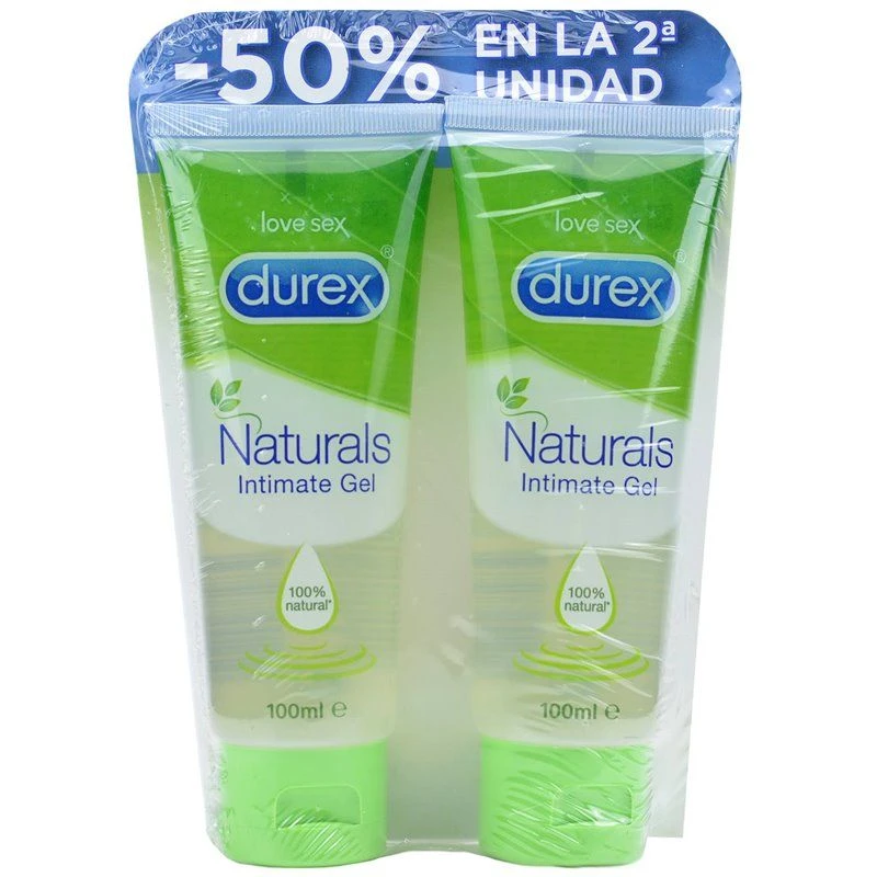 Durex Naturals Intimate Gel 2x100Ml 1 Durex Naturals Intimate Gel 2x100Ml