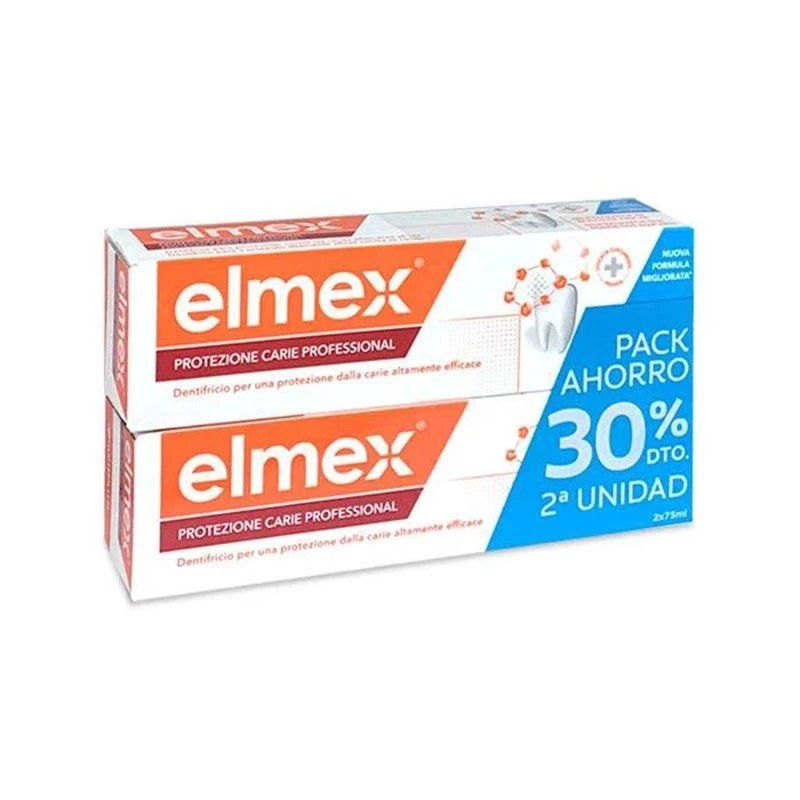 Elmex Proteccion Caries Profesional 2x75 Ml 1 Elmex Proteccion Caries Profesional 2x75 Ml