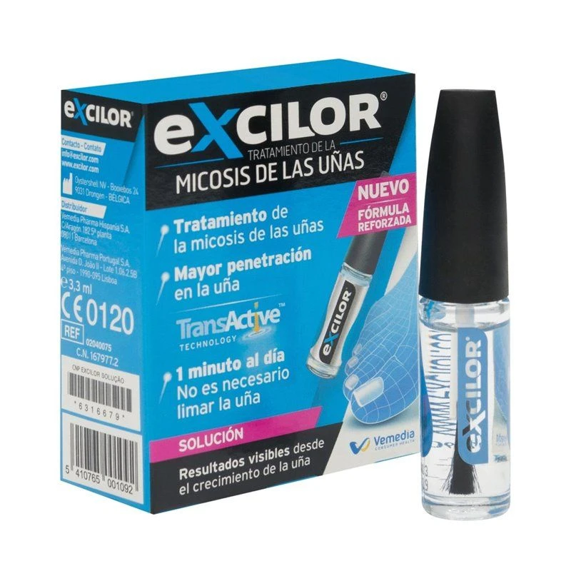 Excilor Esmalte Uñas Hongos Micosis 3,3Ml 1 Excilor Esmalte Uñas Hongos Micosis 3,3Ml