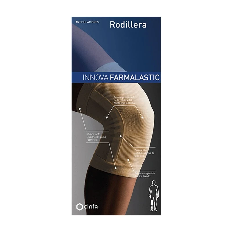 Farmalastic Rodillera Cerrada Compression Tech Talla Mediana Color Beige 1 Farmalastic Rodillera Cerrada Compression Tech Talla Mediana Color Beige