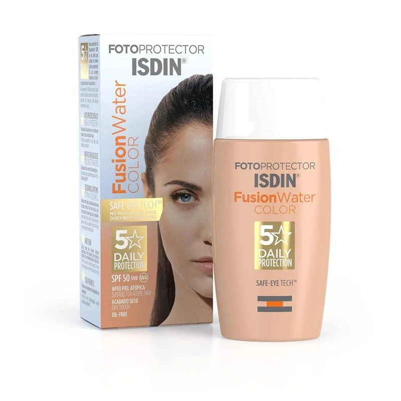 Isdin Fotoprotector Fusion Water Color Medium SPF50 50Ml 2 Isdin Fotoprotector Fusion Water Color Medium SPF50 50Ml - Imagen 2