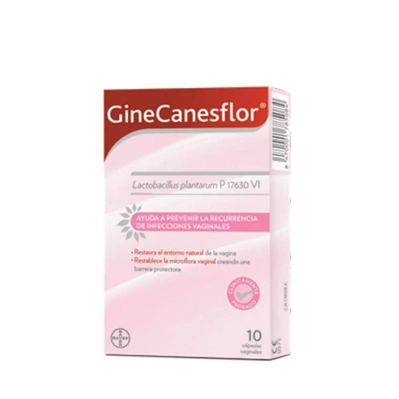 Bayer Ginecanesflor 10 Capulas Vaginales 1 Bayer Ginecanesflor 10 Capulas Vaginales