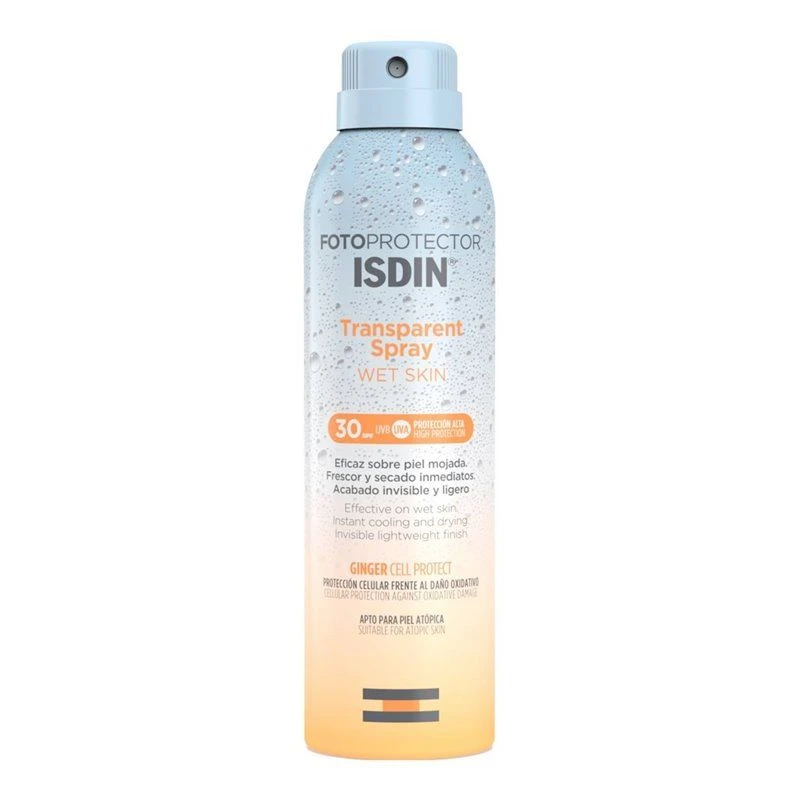 Isdin Fotoprotector Spf 30 Spray Transparent Wet Skin 250Ml 1 Isdin Fotoprotector Spf 30 Spray Transparent Wet Skin 250Ml