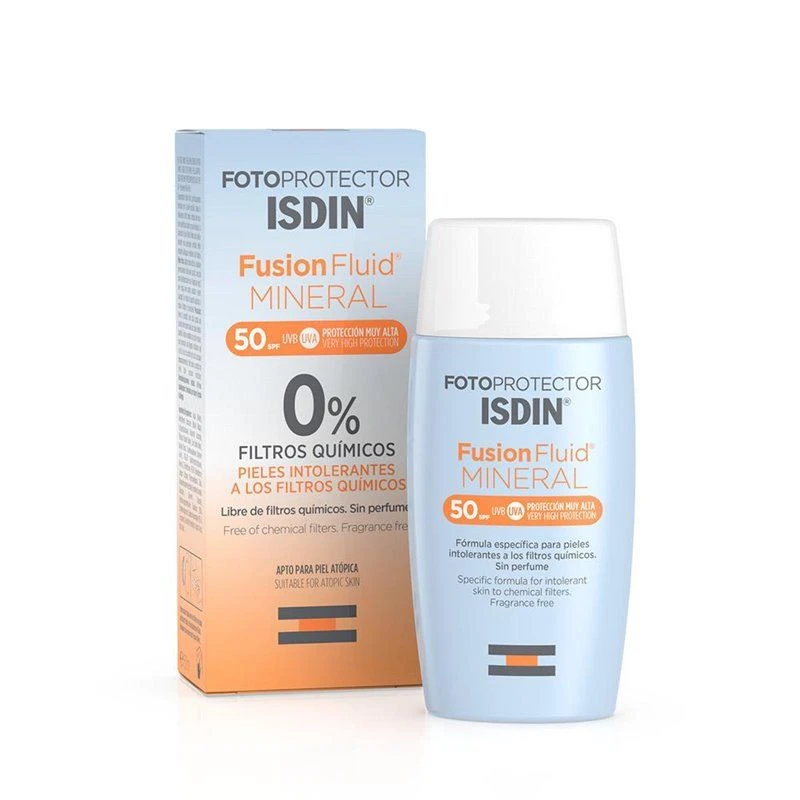 Isdin Fotoprotector Fusion Fluid Mineral SPF50 50Ml 1 Isdin Fotoprotector Fusion Fluid Mineral SPF50 50Ml