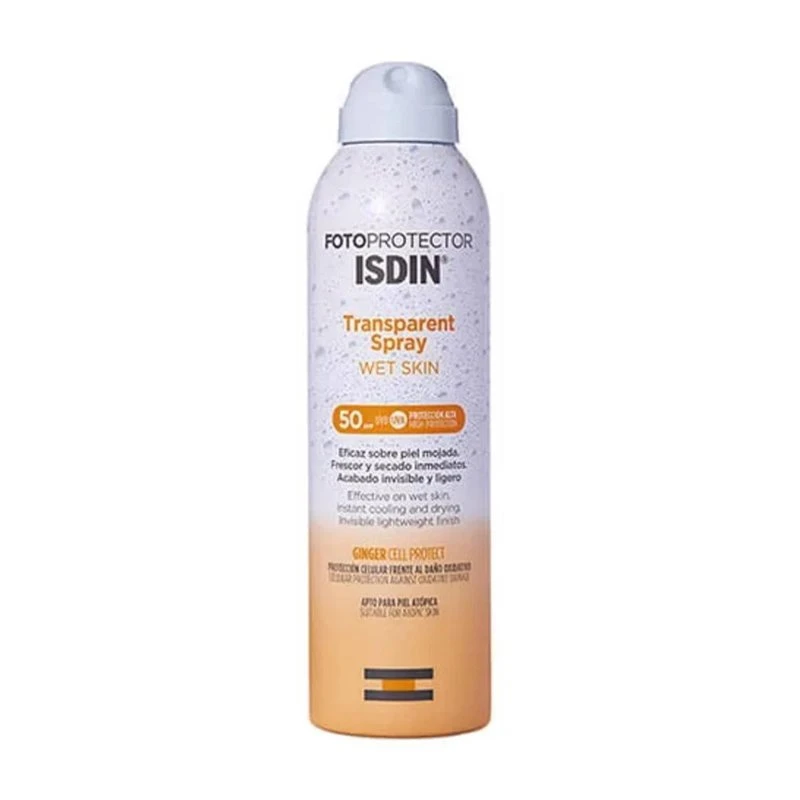 Isdin Fotoprotector Transparent Spray Wet Skin SPF50 100 Ml 1 Isdin Fotoprotector Transparent Spray Wet Skin SPF50 100 Ml