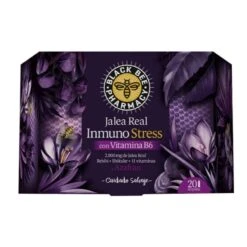 Jalea Real Black Bee Inmuno Stress Con Vitamina B6 20 Ampollas