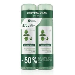 Klorane Champu Seco Seborregulador Ortiga 2x150Ml