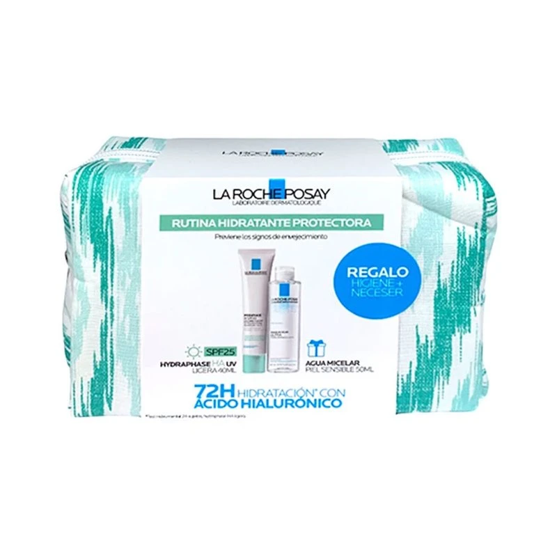 LA ROCHE-POSAY La Roche Posay Hydraphase HA UV Ligera 40Ml + Agua Micelar 50Ml + Neceser 1 LA ROCHE-POSAY La Roche Posay Hydraphase HA UV Ligera 40Ml + Agua Micelar 50Ml + Neceser