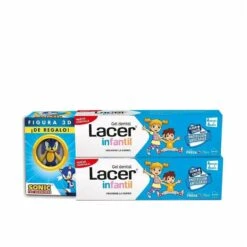 Lacer Infantil Gel Dental Fresa 2X75 + Figura Sonic