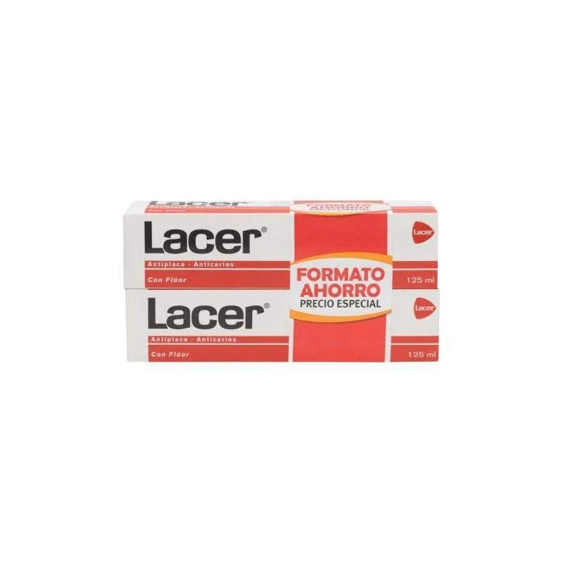 Lacer Pasta De Dientes Anticaries Duplo 2x125Ml 4 Lacer Pasta De Dientes Anticaries Duplo 2x125Ml - Imagen 4