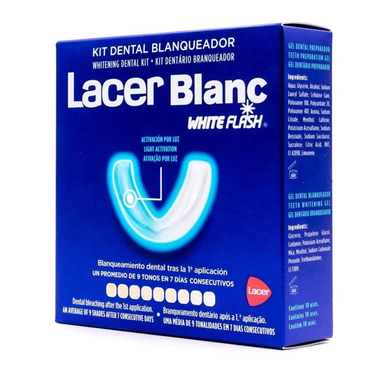 Lacerblanc White Flash Kit Dental Blanqueador 1 Lacerblanc White Flash Kit Dental Blanqueador