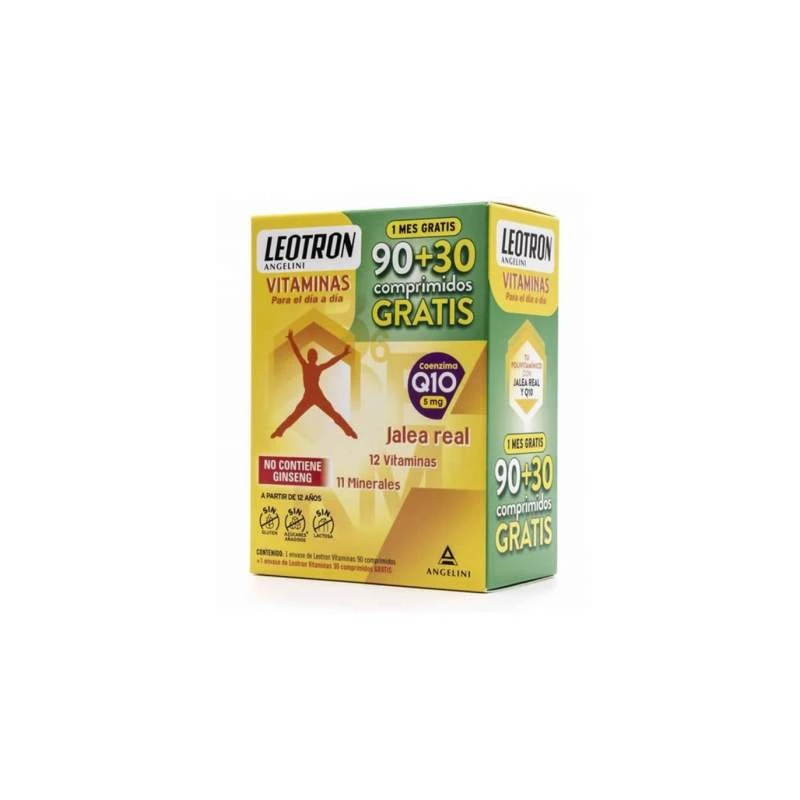 Leotron Vitaminas 90+30 Comprimidos 1 Leotron Vitaminas 90+30 Comprimidos