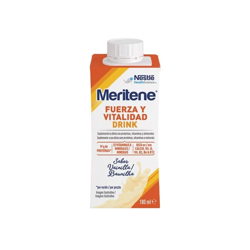 Meritene Fuerza Y Vitalidad Drink 6x180 Ml Sabor Vainilla 2 Meritene Fuerza Y Vitalidad Drink 6x180 Ml Sabor Vainilla - Imagen 2