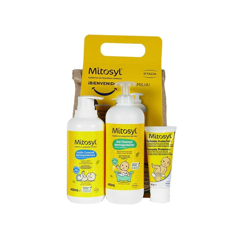 Mitosyl Pomada Protectora 60G + Locion 400Ml + Champú 490Ml 1 Mitosyl Pomada Protectora 60G + Locion 400Ml + Champú 490Ml