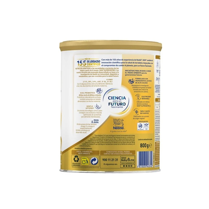 NAN Supreme Pro 2 800g 3 NAN Supreme Pro 2 800g - Imagen 3