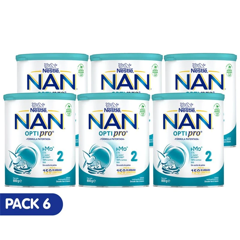 Nan Optipro 2 Leche De Continuacion 6x800g 1 Nan Optipro 2 Leche De Continuacion 6x800g