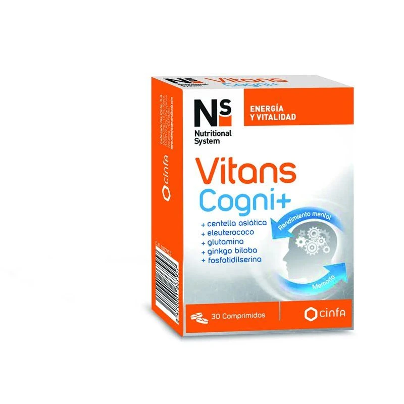 Ns Vitans Cogni+ 30 Comprimidos 1 Ns Vitans Cogni+ 30 Comprimidos