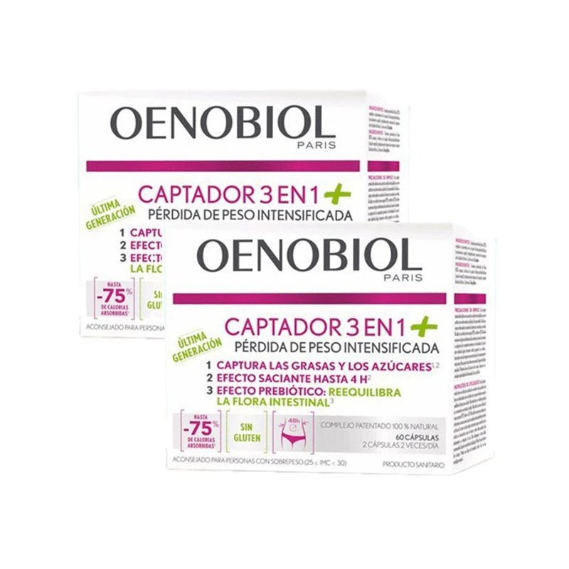Oenobiol Captador 3 En 1 (+) 2x60 Capsulas Duplo 1 Oenobiol Captador 3 En 1 (+) 2x60 Capsulas Duplo