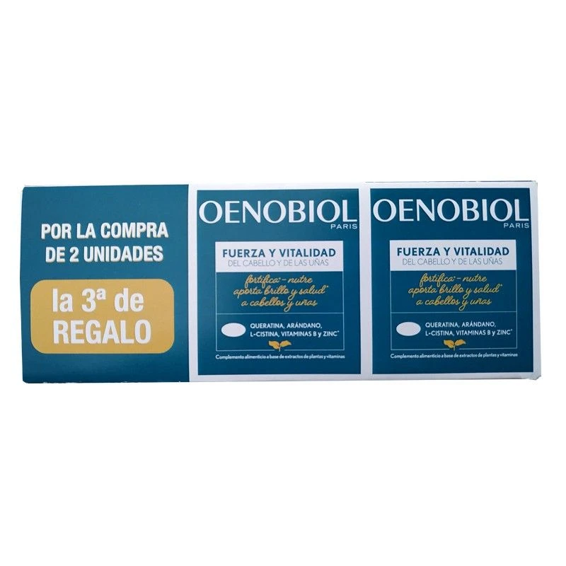 Oenobiol Fuerza Y Vitalidad 3x60 Capsulas 1 Oenobiol Fuerza Y Vitalidad 3x60 Capsulas