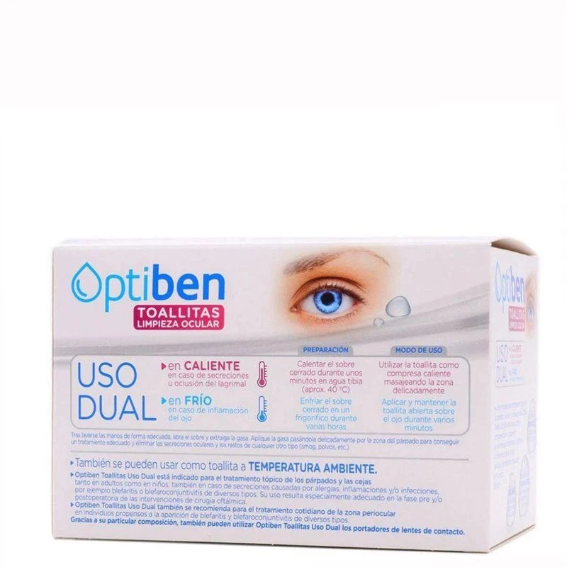 Optiben Toallitas Uso Dual 28 Unidades 2 Optiben Toallitas Uso Dual 28 Unidades - Imagen 2