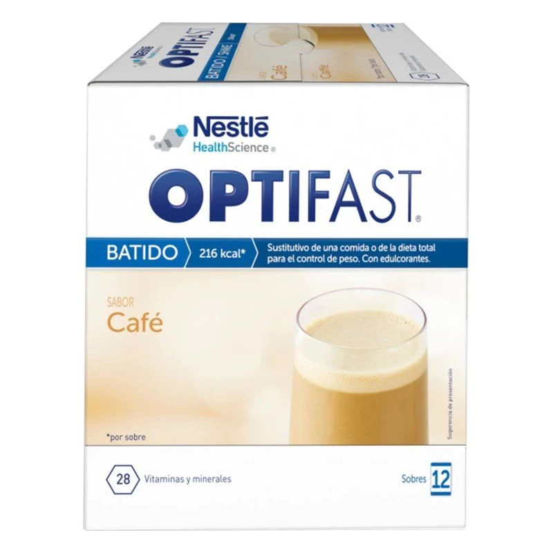 Optifast Batido Café 2x12 Sobres Duplo 3 Optifast Batido Café 2x12 Sobres Duplo - Imagen 3