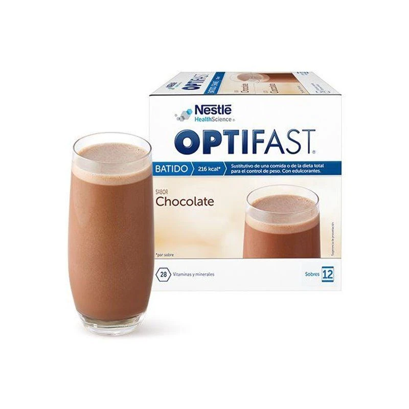 Optifast Batido Chocolate 2x12 Sobres Duplo 2 Optifast Batido Chocolate 2x12 Sobres Duplo - Imagen 2