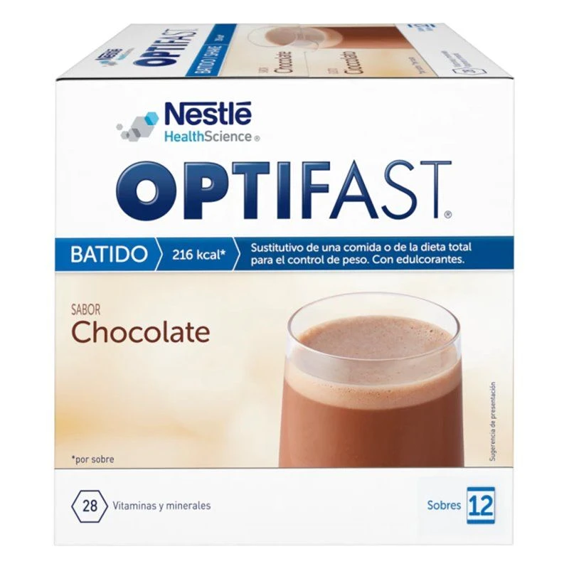 Optifast Batido Chocolate 2x12 Sobres Duplo 3 Optifast Batido Chocolate 2x12 Sobres Duplo - Imagen 3