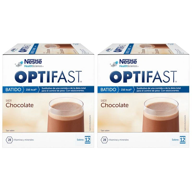 Optifast Batido Chocolate 2x12 Sobres Duplo 1 Optifast Batido Chocolate 2x12 Sobres Duplo