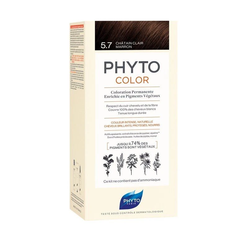 Phyto Color 5.7 Light Chestnut Bown 1 Phyto Color 5.7 Light Chestnut Bown