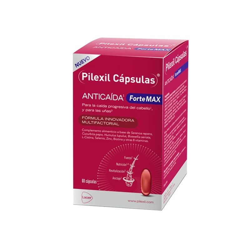 Pilexil Anticaida Forte MAX 60 Capsulas 1 Pilexil Anticaida Forte MAX 60 Capsulas