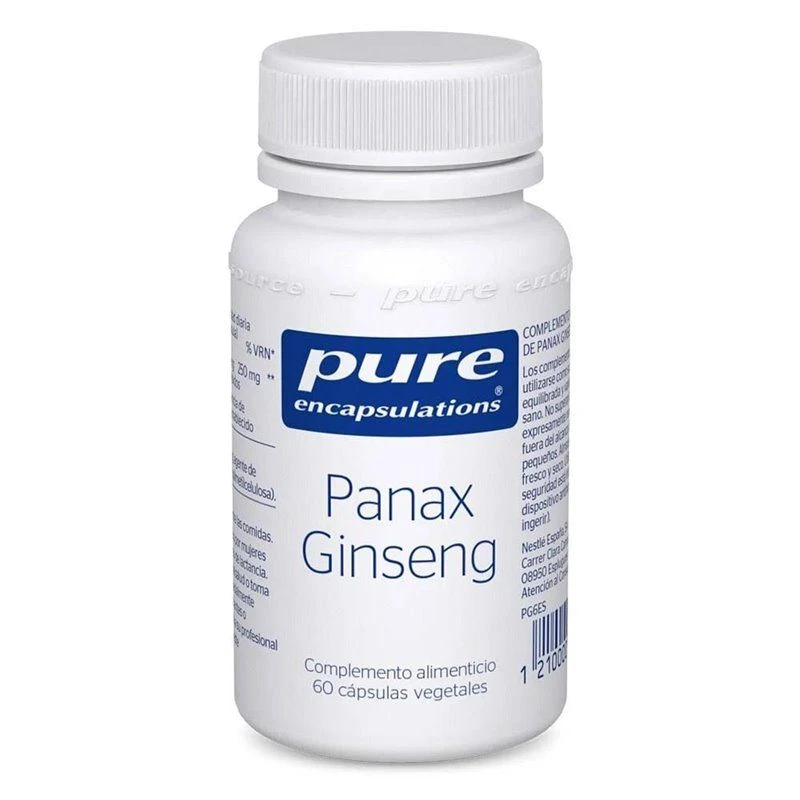 Pure Encapsulations Panax Ginseng 60 Capsulas 1 Pure Encapsulations Panax Ginseng 60 Capsulas