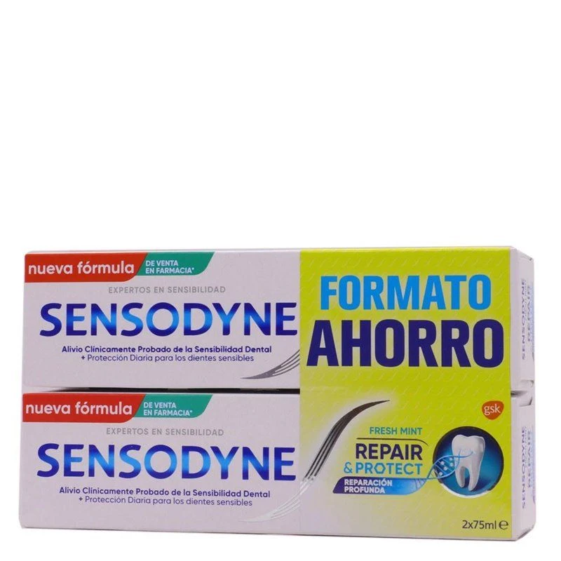 Sensodyne Repair Protect Fresh Mint 2 X 75 Ml 1 Sensodyne Repair Protect Fresh Mint 2 X 75 Ml