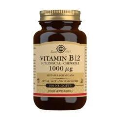 Solgar Vitamina B12 1000Mcg (Cianocobalamina) 100 Comprimidos Masticables